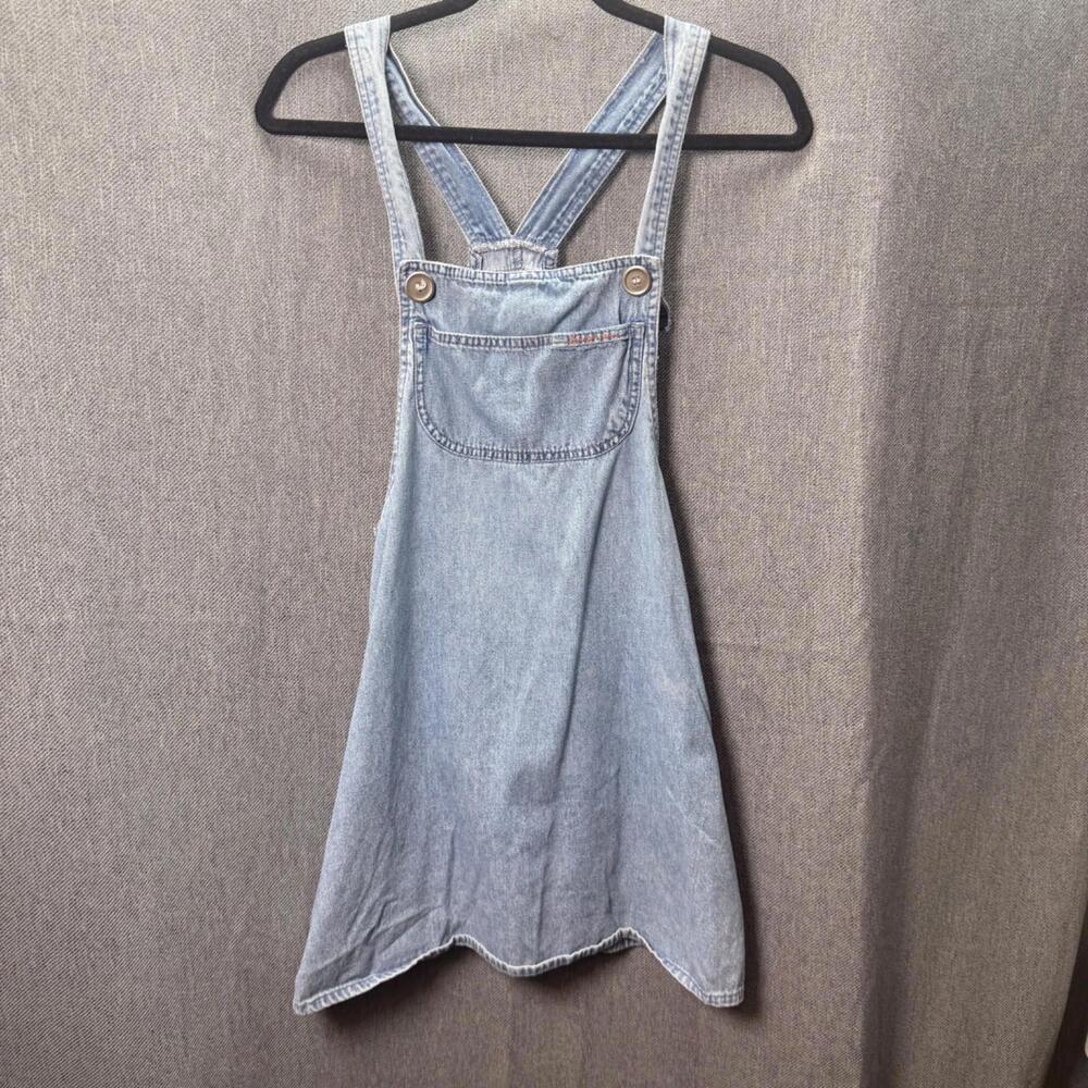 Squeeze Jeans Women's M Vintage Denim Overall‎ Dress Y2K 90's